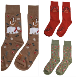 Julestrmpe pakke 3 par str 36-41 