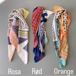 Kvadratisk trklde circle satin