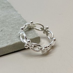 Fingerring ELIPSE sterling slv