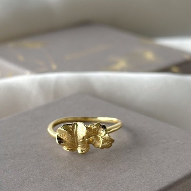 Fingerring FOLIO Forgyldt slv