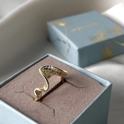 Fingerring RHUMBA DARLING Forgyldt Slv