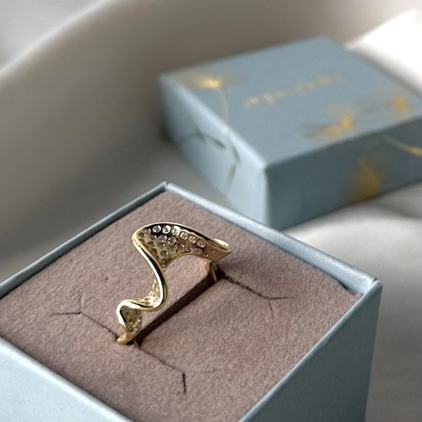 Fingerring RHUMBA DARLING Forgyldt Slv