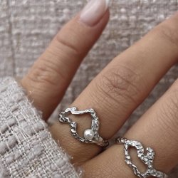 Fingerring Ezili sterling sv