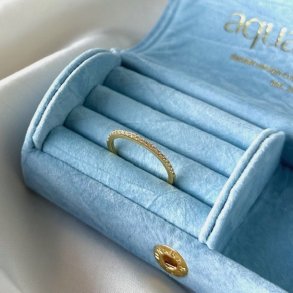 Fingerring DARLING Forgyldt Slv str 50-62