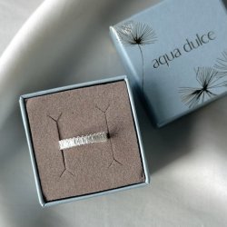 Fingerring PHILINA CLEAR Sterling Slv