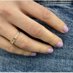 Fingerring PHILINA pastel forgyldt slv 