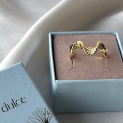 Fingerring RHUMBA DARLING Forgyldt Slv