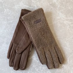 Finger handsker - bl�dt puffede look 