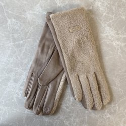 Finger handsker - bl�dt puffede look 