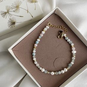 Armbnd SEA BREEZE Forgyldt Slv