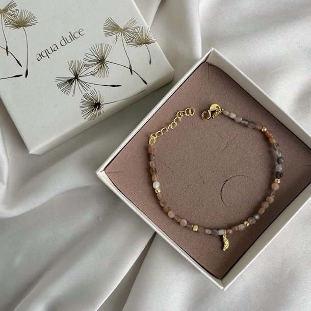 Armbnd KOI SUN Forgyldt Slv