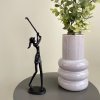 Metal figur kvinde Golfspiller