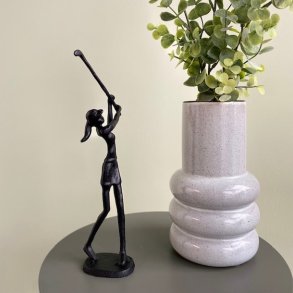 Metal figur kvinde Golfspiller