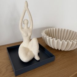 Metal Bakke kvadratisk 150x150x20mm