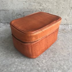 Toilettaske Shadow Cognac lder