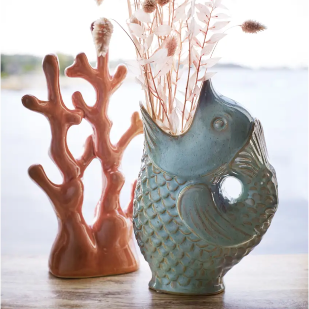 Vase Fish stoneware