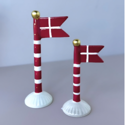 Flag lille rd og hvid