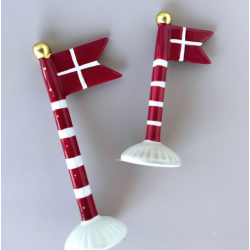 Flag lille rd og hvid