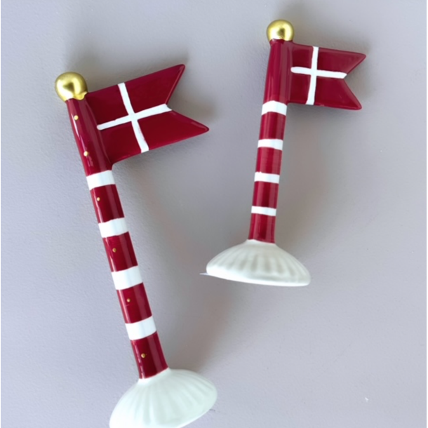 Flag lille rd og hvid