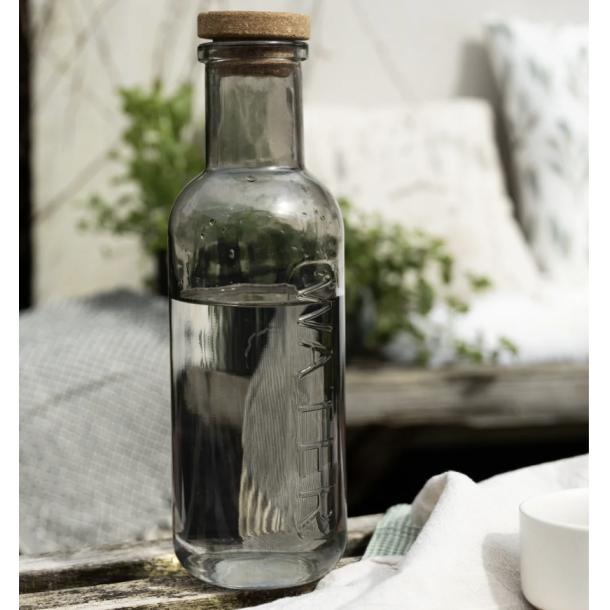 Glas flaske med kork prop glas 700 ml