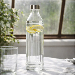 Vand flaske skruel�g glas 1 Liter