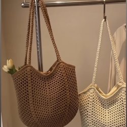 Flettet shopper med lynl�s