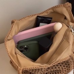 Flettet shopper med lynl�s