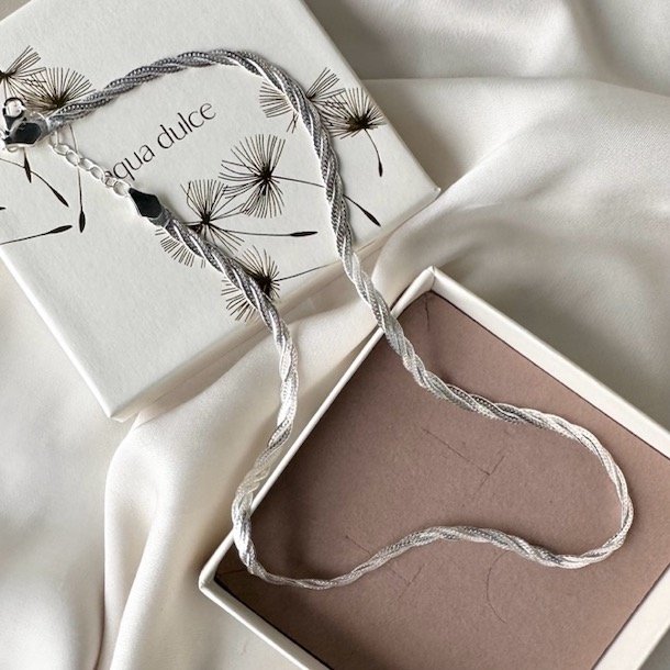 Halskde TERESA Sterling Slv