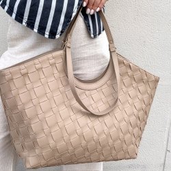 Totebag Stor Flettet Eve