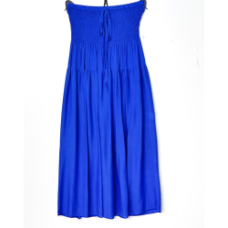 Nederdel / kjole med smock bomuld/viskose