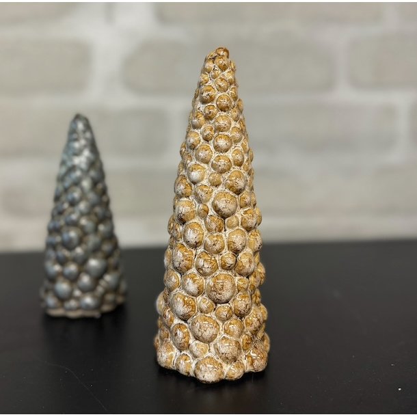 Juletr keramik beige H 17 cm