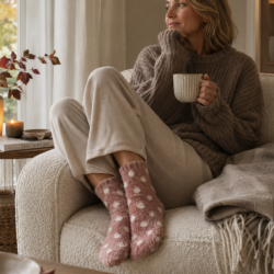 Sokker fluffy str 35-40