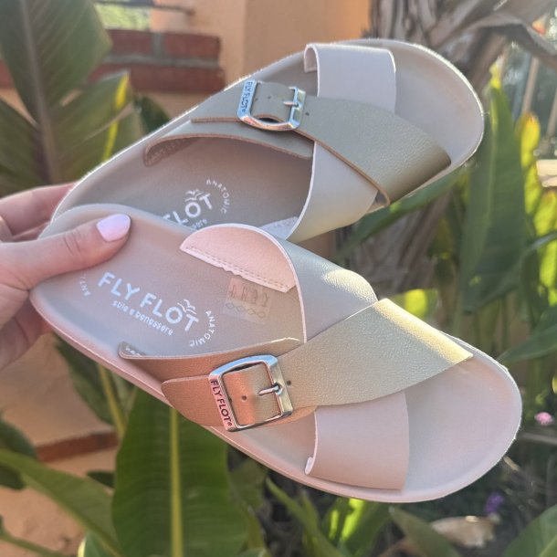 Fly Flot dame sandal beige str. 36-41