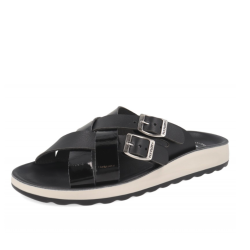 Fly Flot dame sandal sort lak tr. 36-41