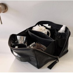 Marie toilettaske skind