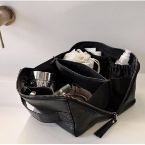 Marie toilettaske skind