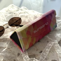 Foldbart brilletui hardcase