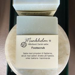Foot Scrub s�be med label