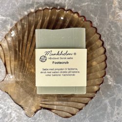 Foot Scrub s�be med label