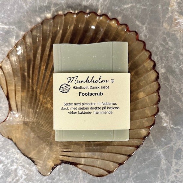 Foot Scrub s�be med label