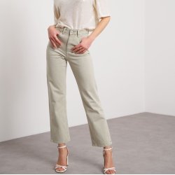 Hjtaljede Jeans Lys Grn