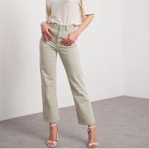 Hjtaljede Jeans Lys Grn