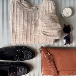 Strikbluse ESTHER Alpaca miks str. S-L