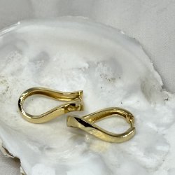 reringe FOREVER HOOP BIG - Forgyldt