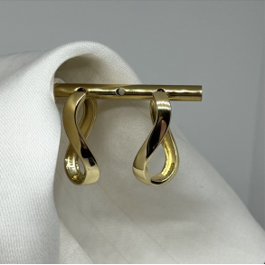 reringe FOREVER HOOP SMALL - Forgyldt