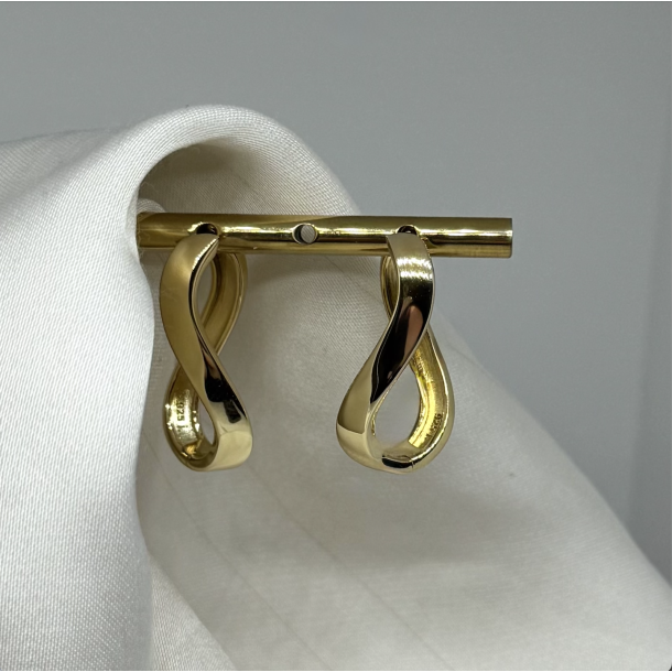 reringe FOREVER HOOP SMALL - Forgyldt