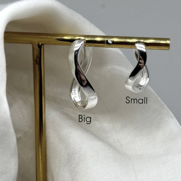 reringe FOREVER HOOP SMALL - Slv