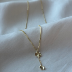 Y-Halskde NEW FOLIO forgyldt slv