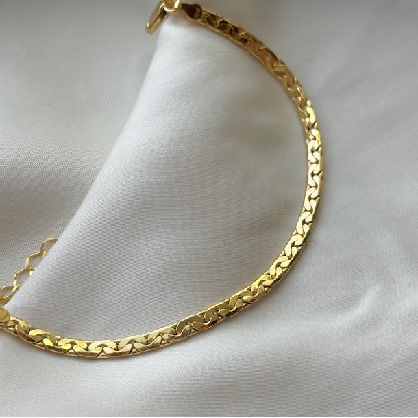 Etta armbnd forgyldt