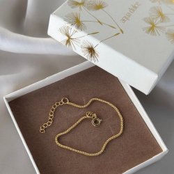 Armbnd POPCORN Forgyldt Slv